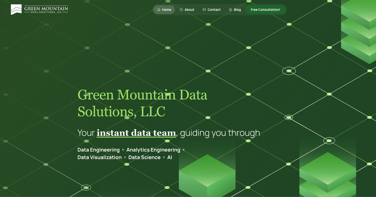 Green Mountain Data Solutions | Your Instant Data Team